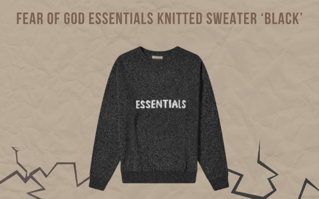 Fear Of God Essentials Knitted Sweater ‘Black