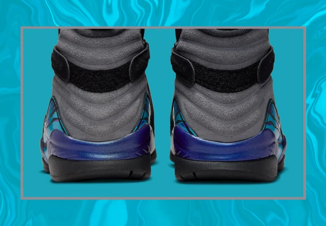 Jordan “Aqua” 8s Back View