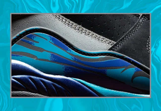 Jordan “Aqua” 8s Side Design View