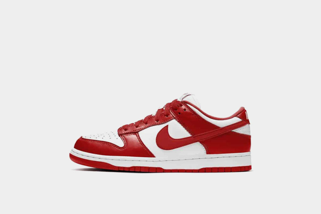 dunk low university red resell