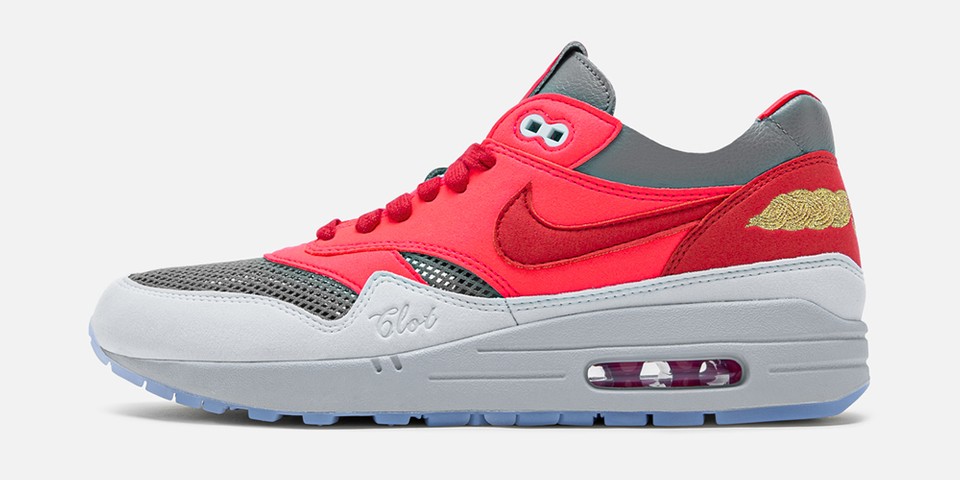 Nike Air Max 1 Clot K.O.D Solar Red Side View Via Hypebeast