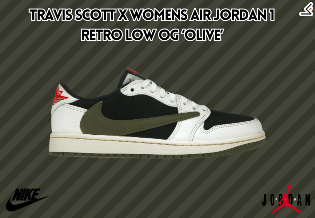 Travis Scott X Womens Air Jordan 1 Retro Low OG ‘Olive