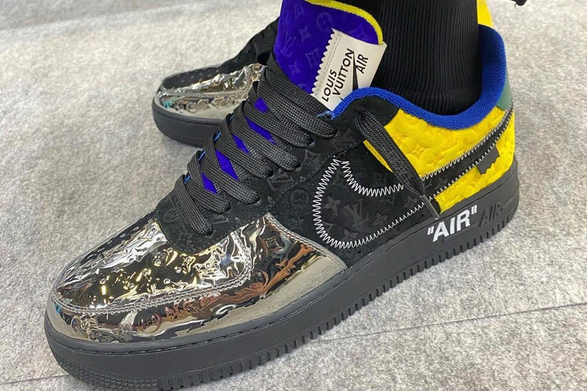 Louis Vuitton Nike Air Force 1 Black 