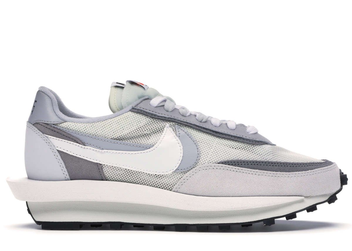 Sacai x Nike LDWaffle Summit White Side View 